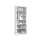 Open Steel Bookshelf Modern Home Office Rectangular Bookcase