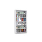 Open Steel Bookshelf Modern Home Office Rectangular Bookcase