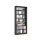 Open Steel Bookshelf Modern Home Office Rectangular Bookcase
