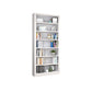 Open Steel Bookshelf Modern Home Office Rectangular Bookcase