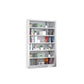 Open Steel Bookshelf Modern Home Office Rectangular Bookcase