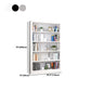 Open Steel Bookshelf Modern Home Office Rectangular Bookcase