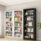 Open Metal Bookshelf Modern Home Living Room Rectangular Bookcase