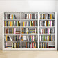 Open Metal Bookshelf Modern Home Living Room Rectangular Bookcase
