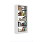 Open Metal Bookshelf Modern Home Living Room Rectangular Bookcase