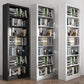 Open Metal Bookshelf Modern Home Living Room Rectangular Bookcase