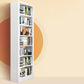 Open Metal Bookshelf Modern Home Living Room Rectangular Bookcase