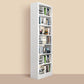 Open Metal Bookshelf Modern Home Living Room Rectangular Bookcase