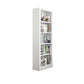 Open Metal Bookshelf Modern Home Living Room Rectangular Bookcase
