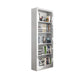 Open Metal Bookshelf Modern Home Living Room Rectangular Bookcase