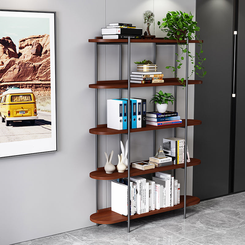 Etagere Bookcase Scandinavian Open Back Bookshelf with Shelves Clearhalo 'Bookcases' 'furn' 'furn_bookcases' 'Furniture' 'Office Furniture' 5525243