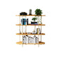 Etagere Bookcase Scandinavian Open Back Bookshelf with Shelves Gold Clearhalo 'Bookcases' 'furn' 'furn_bookcases' 'Furniture' 'Office Furniture' 5525244