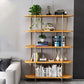 Etagere Bookcase Scandinavian Open Back Bookshelf with Shelves Clearhalo 'Bookcases' 'furn' 'furn_bookcases' 'Furniture' 'Office Furniture' 5525254
