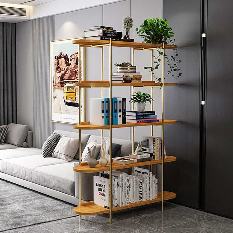 Etagere Bookcase Scandinavian Open Back Bookshelf with Shelves Clearhalo 'Bookcases' 'furn' 'furn_bookcases' 'Furniture' 'Office Furniture' 5525255