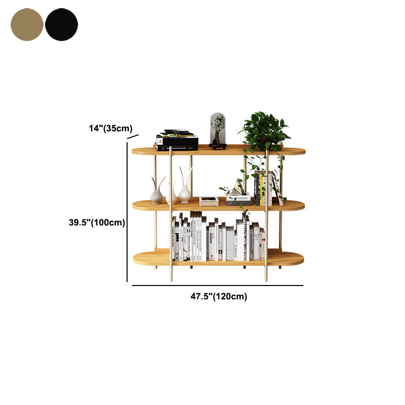 Etagere Bookcase Scandinavian Open Back Bookshelf with Shelves Clearhalo 'Bookcases' 'furn' 'furn_bookcases' 'Furniture' 'Office Furniture' 5525256