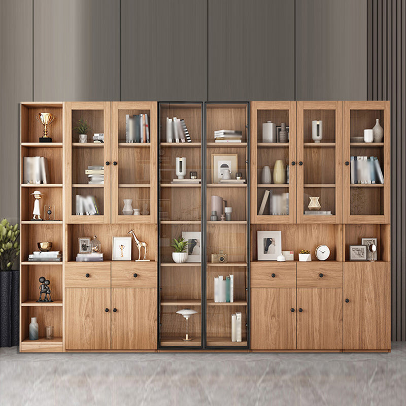 Solid Wood Bookcase Contemporary Style Bookshelf for Home Office Study Room Clearhalo 'Bookcases' 'furn' 'furn_bookcases' 'Furniture' 'Office Furniture' 5525318