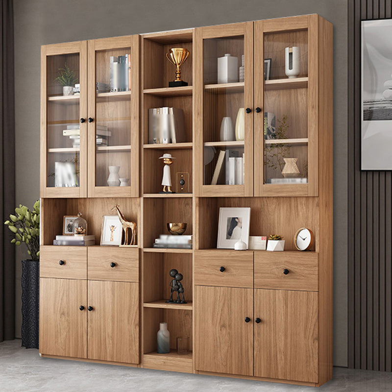 Solid Wood Bookcase Contemporary Style Bookshelf for Home Office Study Room Clearhalo 'Bookcases' 'furn' 'furn_bookcases' 'Furniture' 'Office Furniture' 5525321