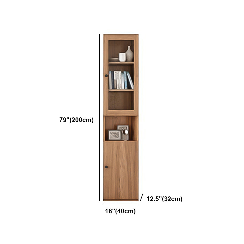 Solid Wood Bookcase Contemporary Style Bookshelf for Home Office Study Room Clearhalo 'Bookcases' 'furn' 'furn_bookcases' 'Furniture' 'Office Furniture' 5525333
