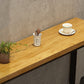 Pine Wood Top Rectangular Bar Table Industrial Pub Table with Trestle Base