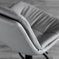 Modern Metal Barstool Faux Leather Footrest Stool Adjustable Height in Matte Finish Clearhalo 'Bar Furniture' 'Bar Stools' 'bar_stools' 'furn' 'furn_bar_stools' 'Furniture' 'Kitchen & Dining Furniture' 5527612