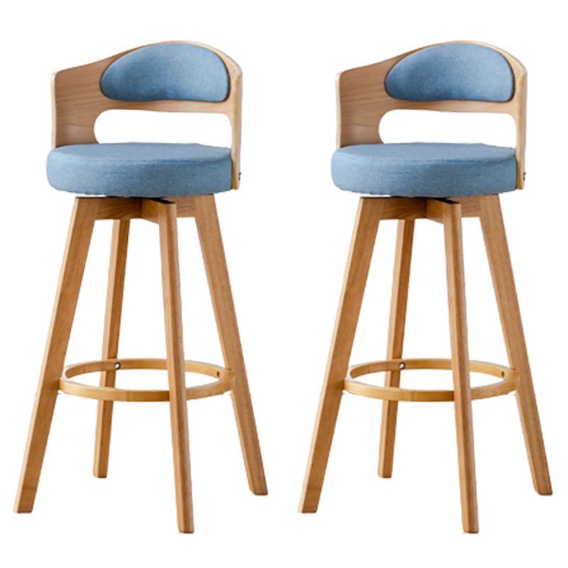 Hedendaagse houtkruk faux lederen aanrechtkruk in matte afwerking voor binnen