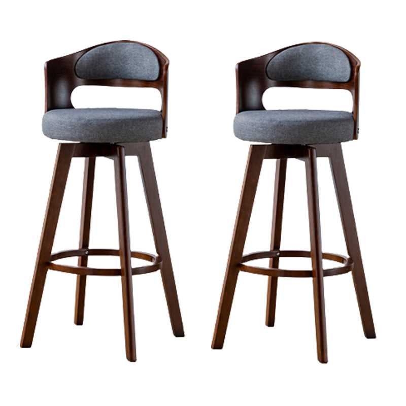 Hedendaagse houtkruk faux lederen aanrechtkruk in matte afwerking voor binnen