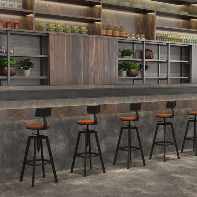 Verstelbare armloze hoogte ontlasting industriële tegenkrukken met zwarte basis