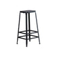 Industrial 1/5/9 Pieces Bar Table Set Rectangle Pine Wood Counter Table with Stools
