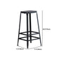 Industrial 1/5/9 Pieces Bar Table Set Rectangle Pine Wood Counter Table with Stools