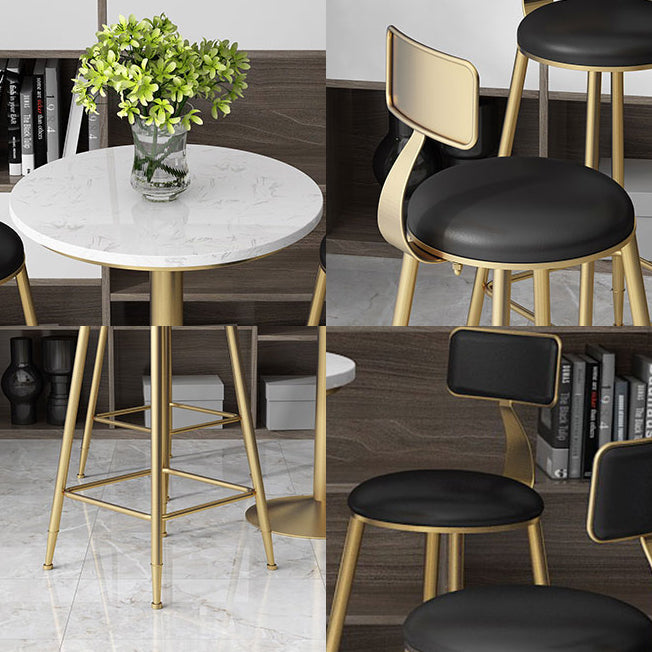 Ensemble de hauteur de comptoir en marbre moderne 1/2/3/5 Pièces boutique