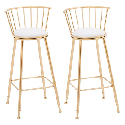 Mesa de madera blanca glamorosa y juego de heces 1/2/3/5 piezas de doble pedestal set