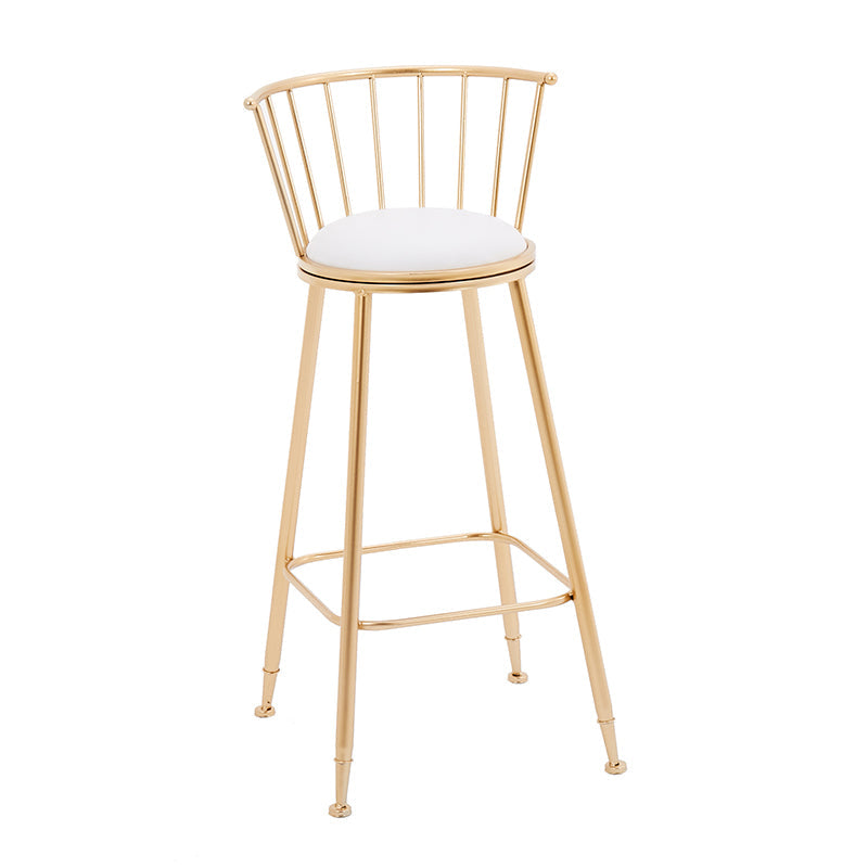 Mesa de madera blanca glamorosa y juego de heces 1/2/3/5 piezas de doble pedestal set