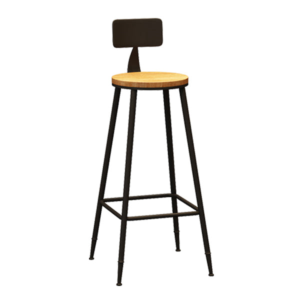 Modern 1/7 Pieces Bar Table Set Rectangle Pine Wood Counter Table for Milk Tea Shop Wood 30"H Stool (Single) Clearhalo 'Bar Furniture' 'furn' 'furn_home_bar_bar_sets' 'Furniture' 'Home Bars & Bar Sets' 'home_bar_bar_sets' 'Kitchen & Dining Furniture' 5528405