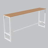 Set da pranzo per pub pubano rettangolo 1/4/5 pezzi set da tavolo da pub industriale all'aperto