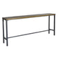 Ensemble de Table de Bar industriel 1/6/11 pièces, Table de comptoir rectangulaire en bois de pin avec tabourets hauts