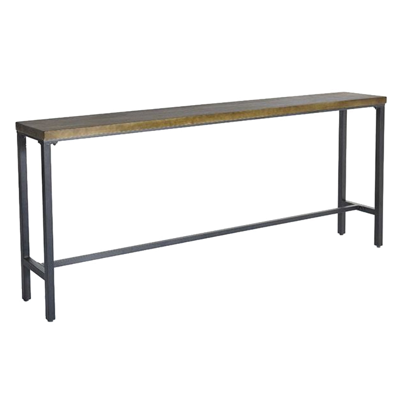 Ensemble de Table de Bar industriel 1/6/11 pièces, Table de comptoir rectangulaire en bois de pin avec tabourets hauts