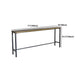 Ensemble de Table de Bar industriel 1/6/11 pièces, Table de comptoir rectangulaire en bois de pin avec tabourets hauts