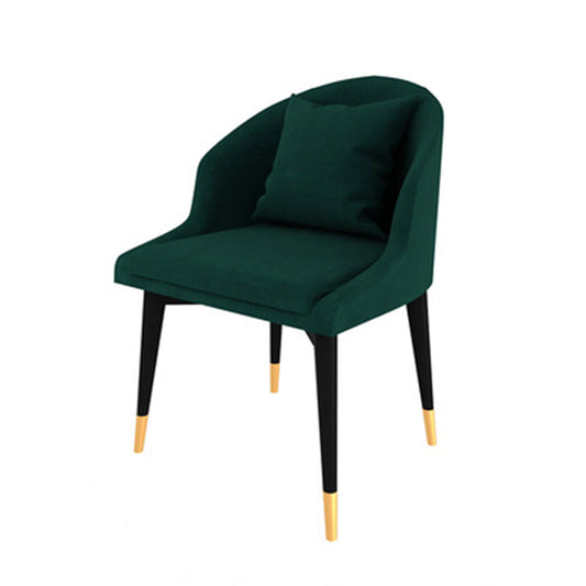 Glam Style Sintered Stone Dining Set Rectangle 1/5/7 Pieces Dining Set for Dining Areas 1 Green Chair