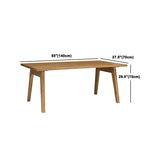 Moderno 1/10 pezzi set da pranzo tavolo da pranzo in legno di pino rettangolo per sala da pranzo
