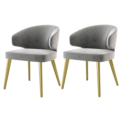 Modern Rectangle Dining Set 1/2/5 Pieces Stone Top Indoor Dinette Set with Gold Base 2 Grey Chairs Clearhalo 'Dining Room Sets' 'Dining Tables & Seating' 'dining_room_set' 'furn' 'furn_dining_room_set' 'Furniture' 'Kitchen & Dining Furniture' 5528555