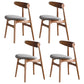 Modern 1/4/5/7 Pieces Dining Set Rectangle Pine Wood Dining Table for Kitchen