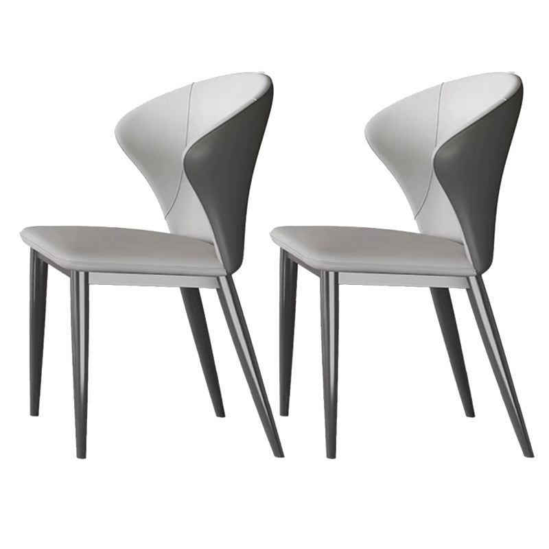Designer Style Sintered Stone Top Dining Set Rectangle 1/2/3/4/5/7 Pieces Dining Table Set 2 White Chairs Clearhalo 'Dining Room Sets' 'Dining Tables & Seating' 'dining_room_set' 'furn' 'furn_dining_room_set' 'Furniture' 'Kitchen & Dining Furniture' 5528676