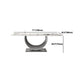 Designer Style Sintered Stone Top Dining Set Rectangle 1/2/3/4/5/7 Pieces Dining Table Set Clearhalo 'Dining Room Sets' 'Dining Tables & Seating' 'dining_room_set' 'furn' 'furn_dining_room_set' 'Furniture' 'Kitchen & Dining Furniture' 5528689