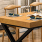 Juego industrial de comedor 1/2/7 piezas de comedor de madera sólida