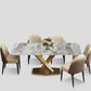 Set da pranzo moderno in pietra sinterizzata Set da pranzo da 1/2/5/6/7 pezzi per uso domestico