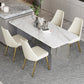 Modern Style Sintered Stone Dining Table Set 1/2/5 Pieces Dining Set 5 Pieces: Table, 4 Chairs Clearhalo 'Dining Room Sets' 'Dining Tables & Seating' 'dining_room_set' 'furn' 'furn_dining_room_set' 'Furniture' 'Kitchen & Dining Furniture' 5528726