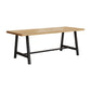 Modern 1/4/5 Pieces Dining Set Rectangle Pine Wood Dining Table for Kitchen Dining Room Wood 78.7"L x 31.5"W Clearhalo 'Dining Room Sets' 'Dining Tables & Seating' 'dining_room_set' 'furn' 'furn_dining_room_set' 'Furniture' 'Kitchen & Dining Furniture' 5528747