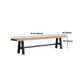 Modern 1/4/5 Pieces Dining Set Rectangle Pine Wood Dining Table for Kitchen Dining Room Clearhalo 'Dining Room Sets' 'Dining Tables & Seating' 'dining_room_set' 'furn' 'furn_dining_room_set' 'Furniture' 'Kitchen & Dining Furniture' 5528760