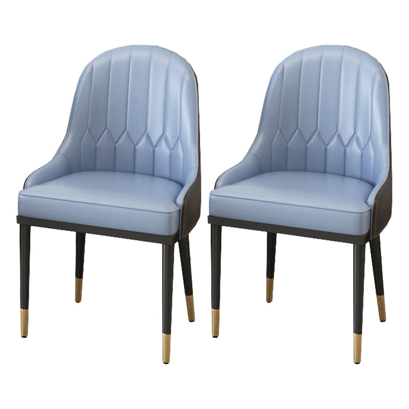 Modern 1/2/5/6/7 Pieces Dining Set Stone Top Dining Furniture Set 2 Blue Chairs Clearhalo 'Dining Room Sets' 'Dining Tables & Seating' 'dining_room_set' 'furn' 'furn_dining_room_set' 'Furniture' 'Kitchen & Dining Furniture' 5528793