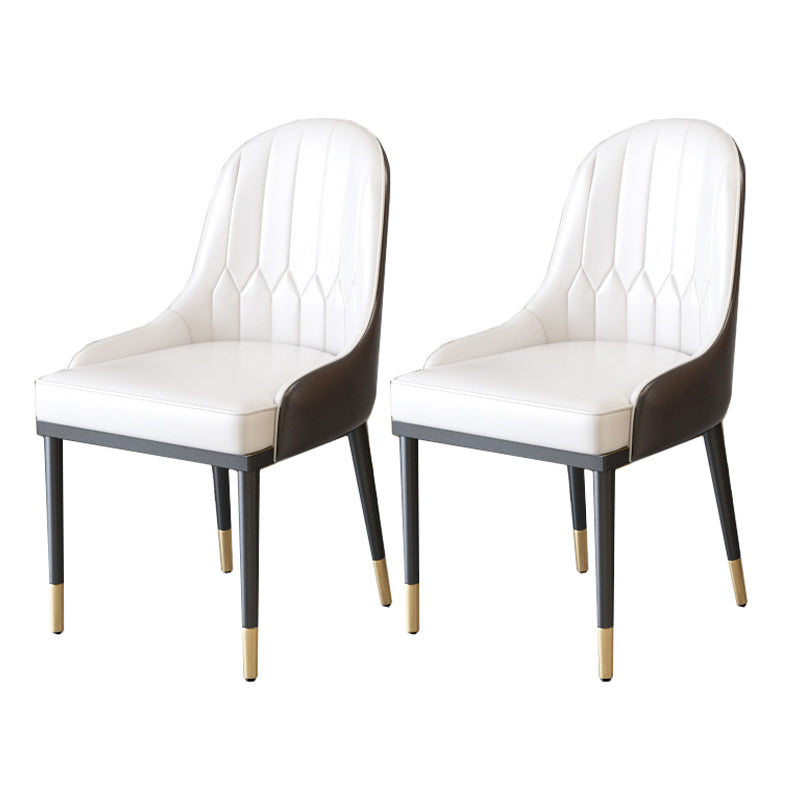 Modern 1/2/5/6/7 Pieces Dining Set Stone Top Dining Furniture Set 2 Beige Chairs Clearhalo 'Dining Room Sets' 'Dining Tables & Seating' 'dining_room_set' 'furn' 'furn_dining_room_set' 'Furniture' 'Kitchen & Dining Furniture' 5528794